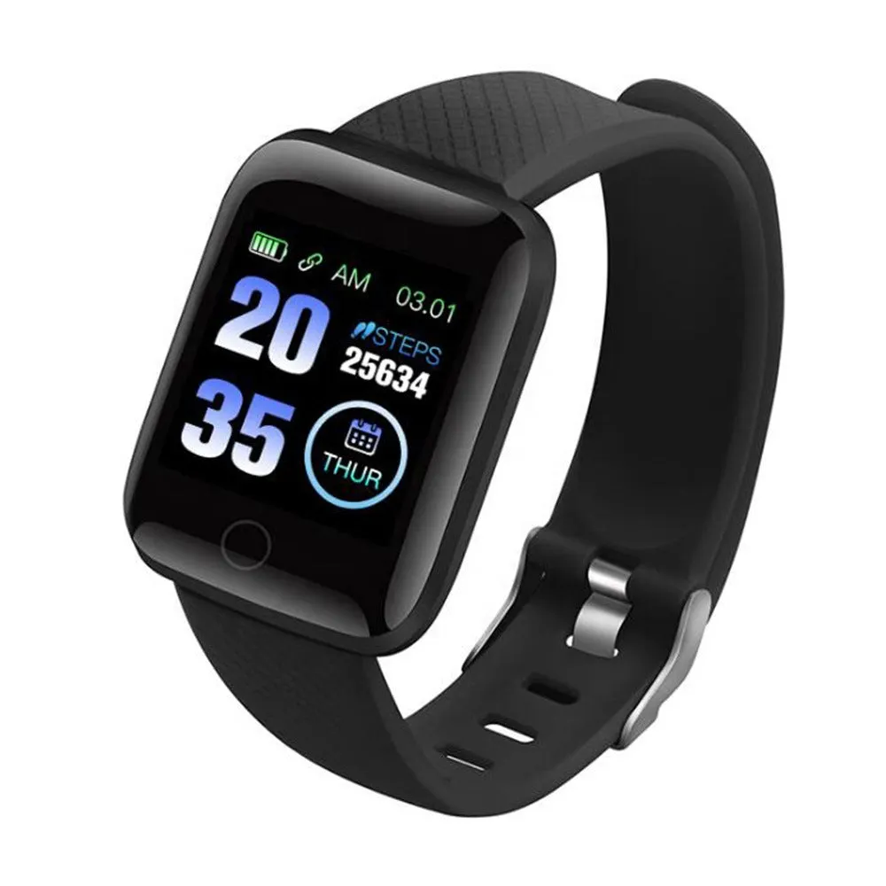 116Plus Smart Bracelet 116S Sports Bracelet D13 Bracelet Heart Rate Blood Pressure Monitoring Bluetooth Sports Watch