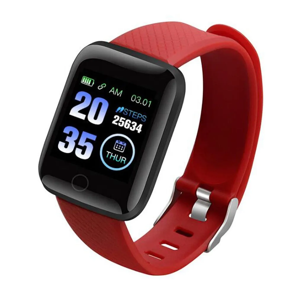 116Plus Smart Bracelet 116S Sports Bracelet D13 Bracelet Heart Rate Blood Pressure Monitoring Bluetooth Sports Watch