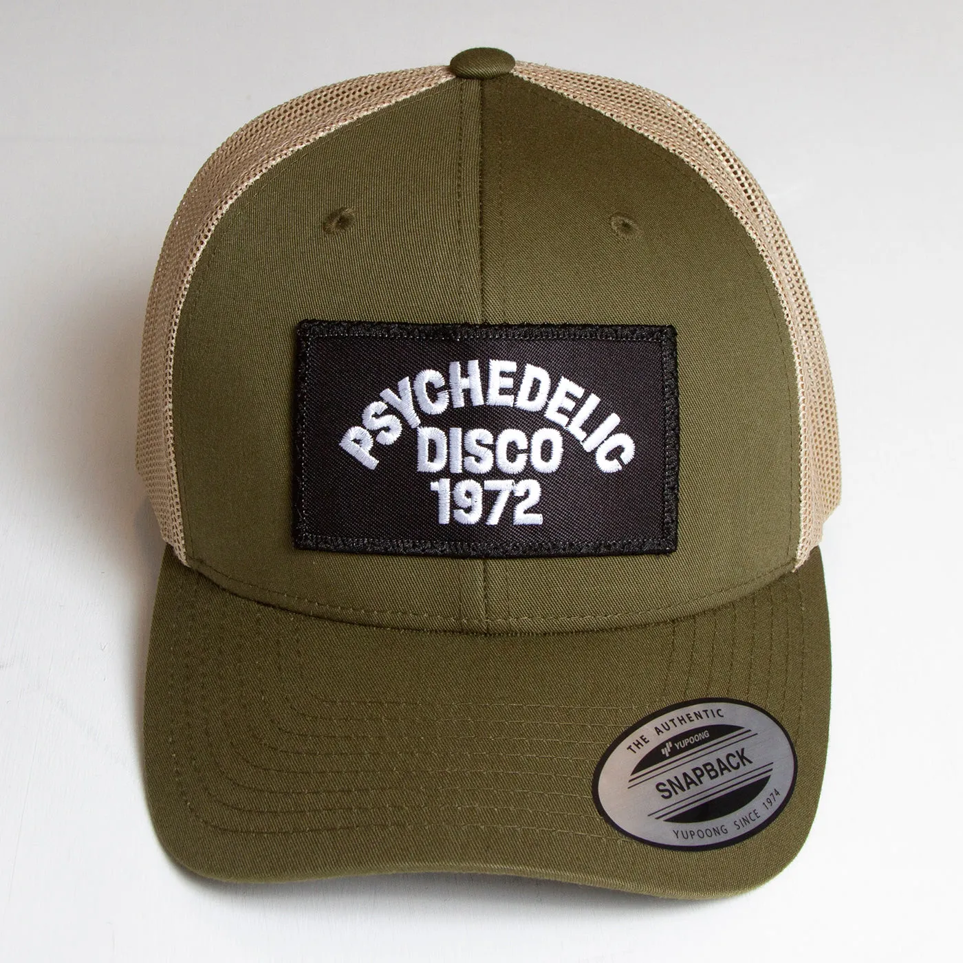 1972 Psychedelic Disco - Trucker Cap - Khaki