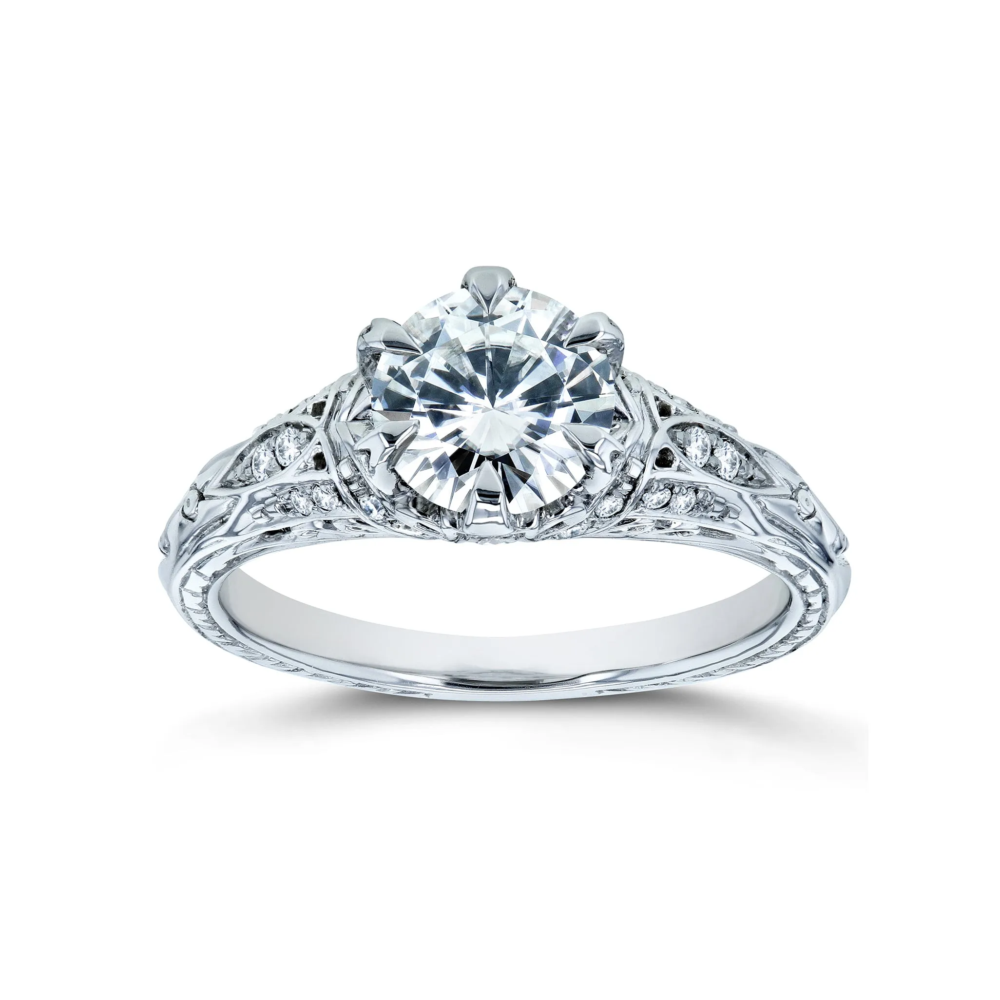 1ct Ornate 6-Prong Ring