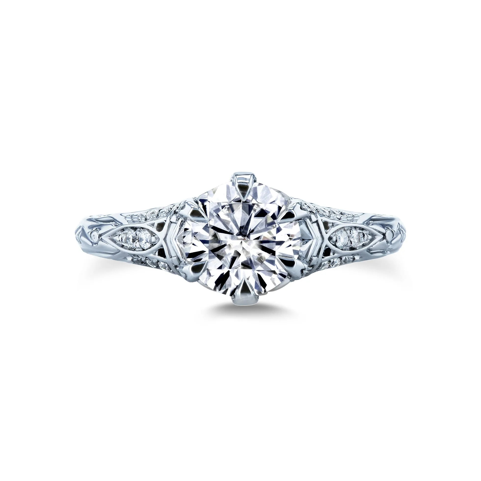 1ct Ornate 6-Prong Ring