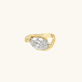 3.02 Marquise Lab Diamond Motion Engagement Ring | Engagement Ring Wednesday