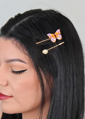 4-Piece Butterfly Hairpins