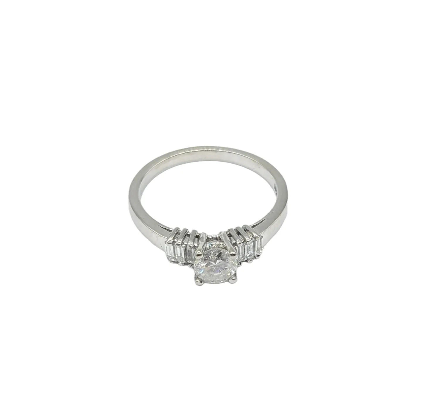 85 PTW Diamond Engagement Ring