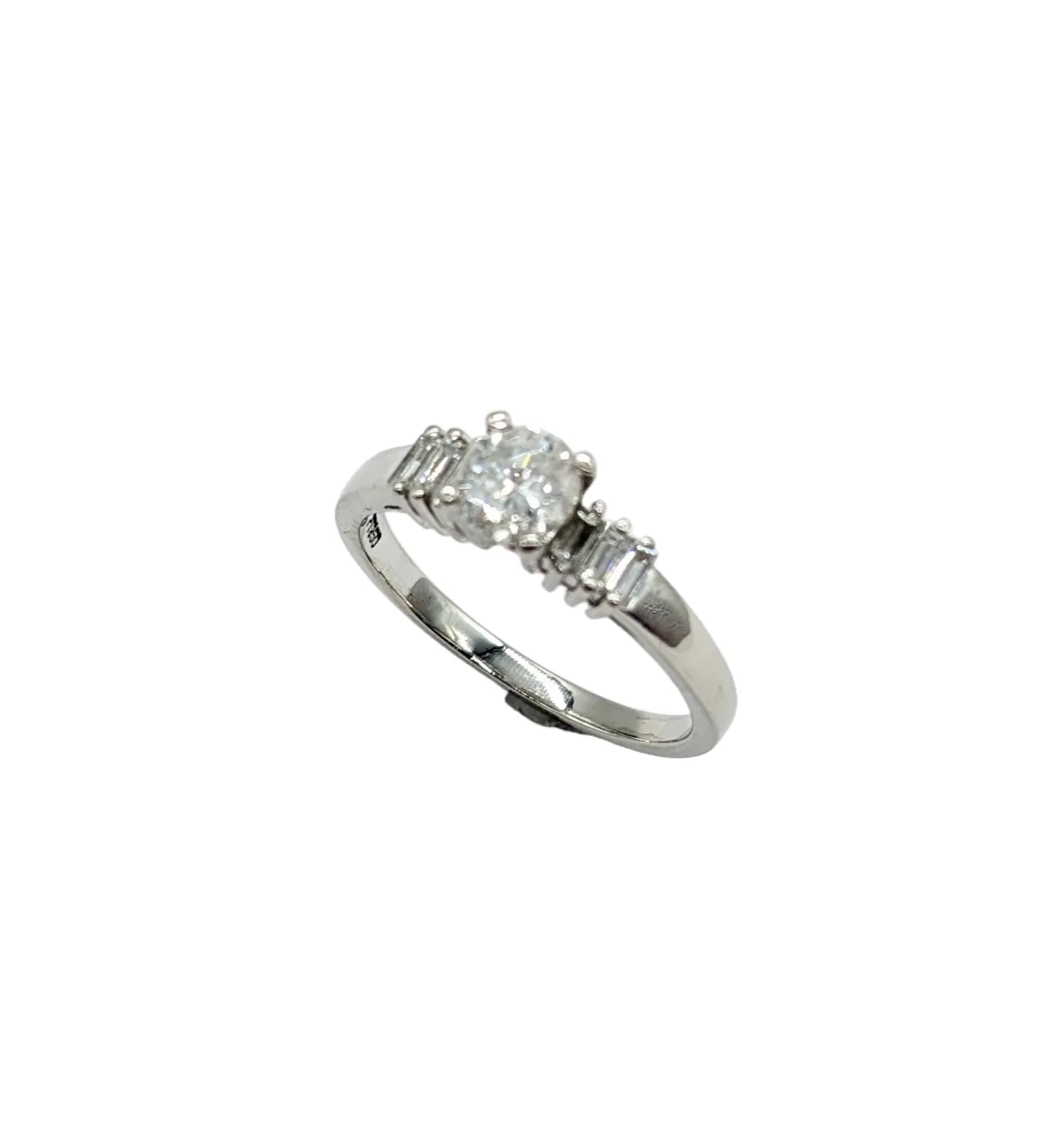 85 PTW Diamond Engagement Ring