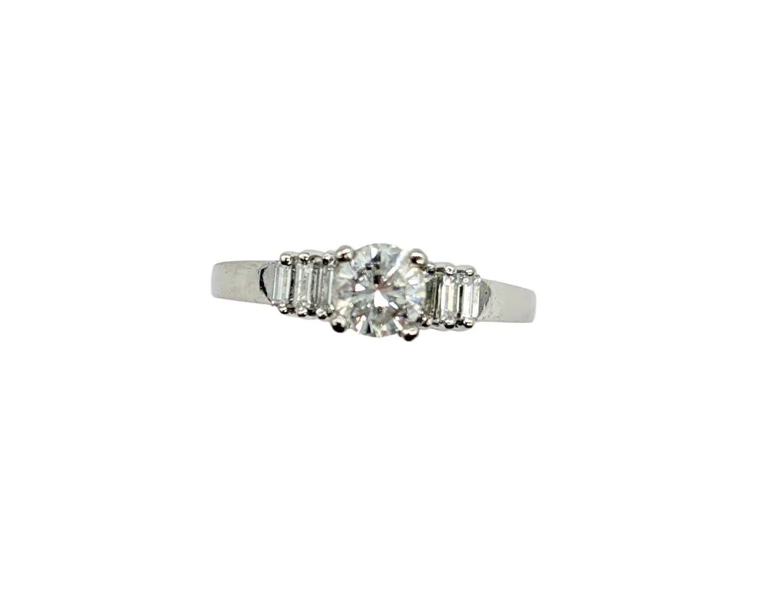 85 PTW Diamond Engagement Ring