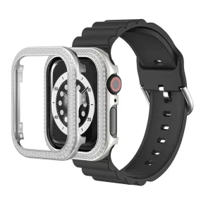 Apple Watch 40mm zinc alloy with rhinestone décor cover - Silver