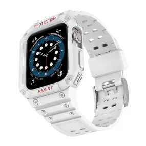 Apple Watch (41mm) unique TPU watch strap - White / White