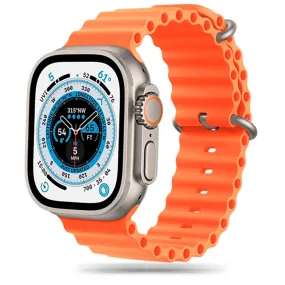 Apple Watch (42/44/SE/45/46/49mm) Tech-Protect Iconband Pro Silikone Rem - Orange