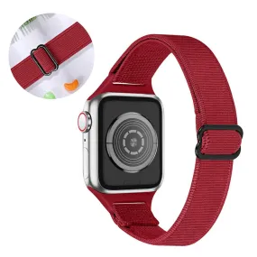 Apple Watch 42mm - 44mm nylon watch strap - Red