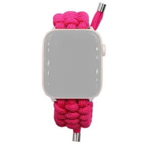 Apple Watch (45mm) braided nylon watch strap - Pink