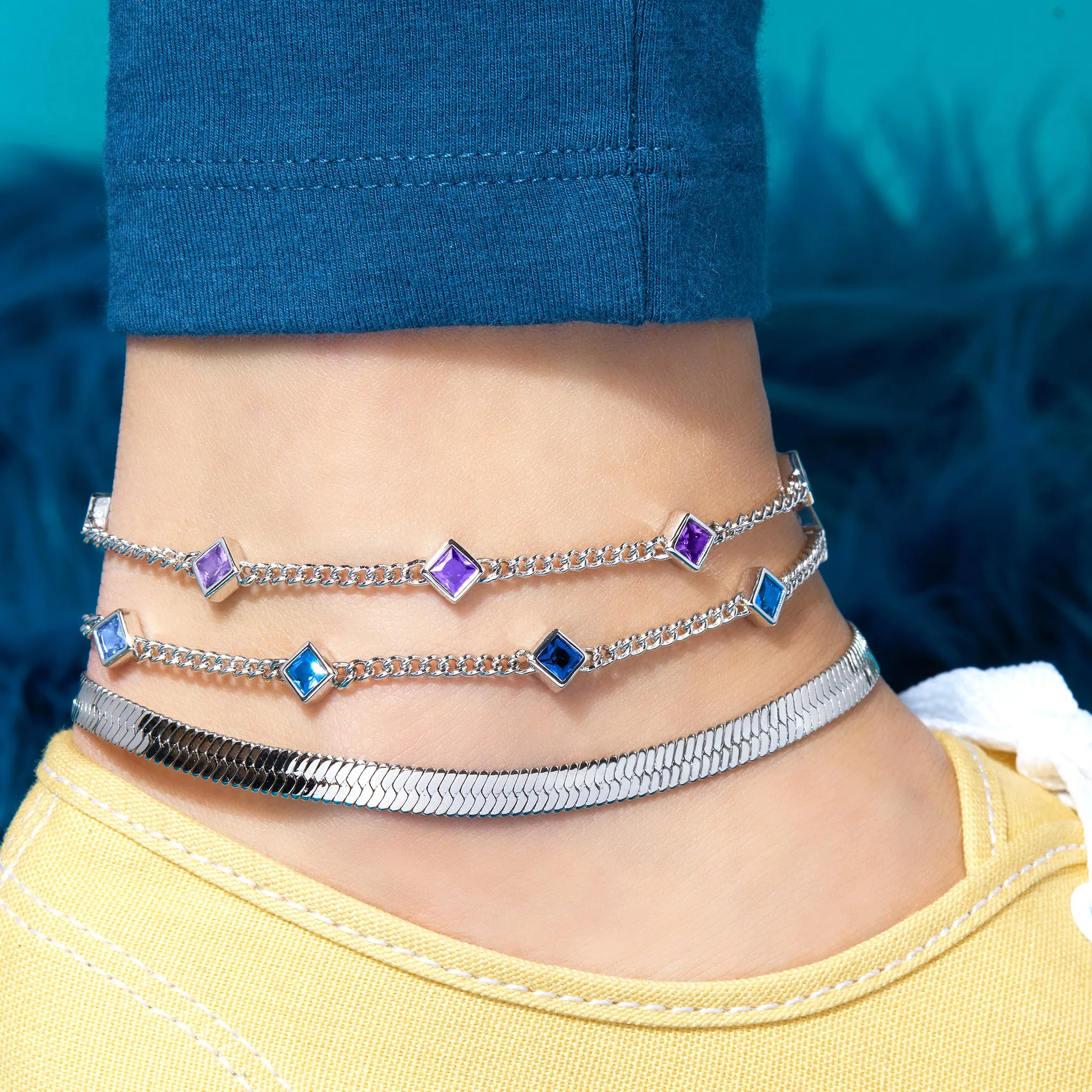 Aura Anklet - Purple