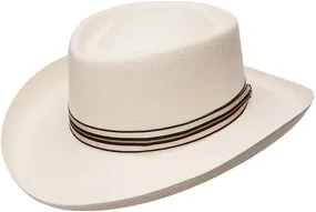 B Dobbs Kingston Gambler Shantung Straw Hat, Style# 1732