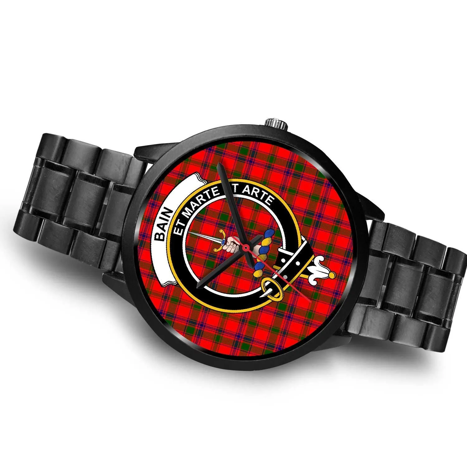 Bain Clan Badge Tartan Black Watch