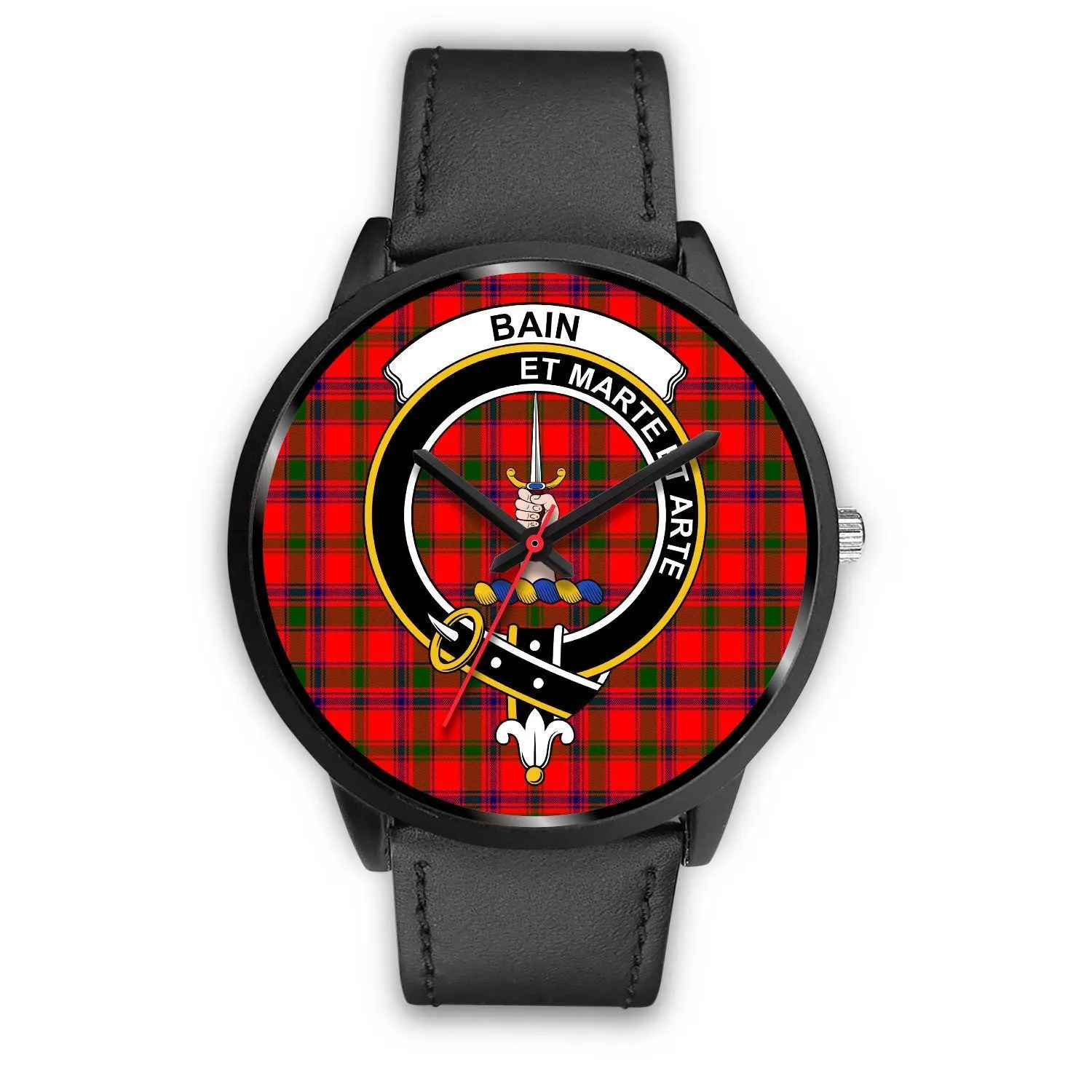 Bain Clan Badge Tartan Black Watch