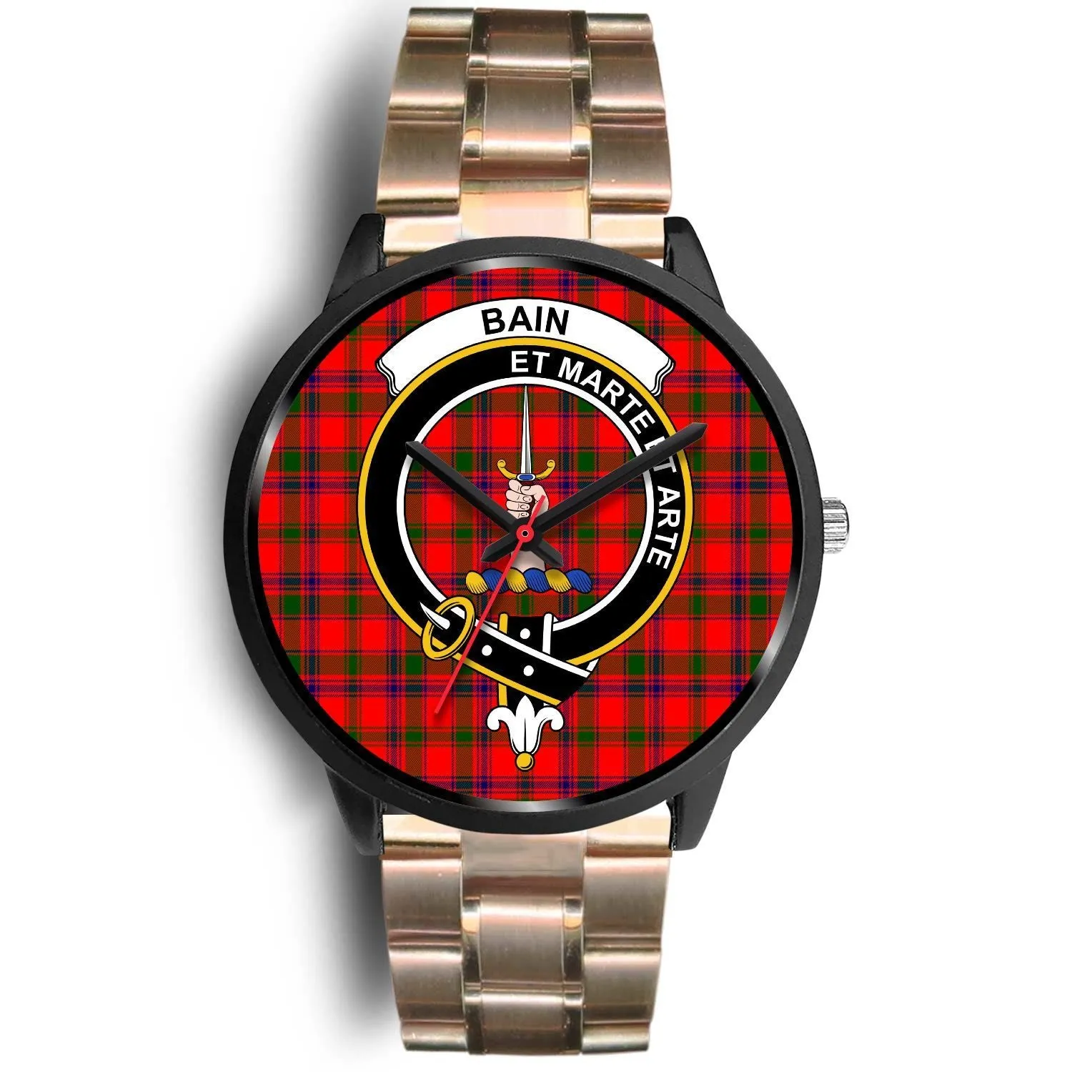 Bain Clan Badge Tartan Black Watch