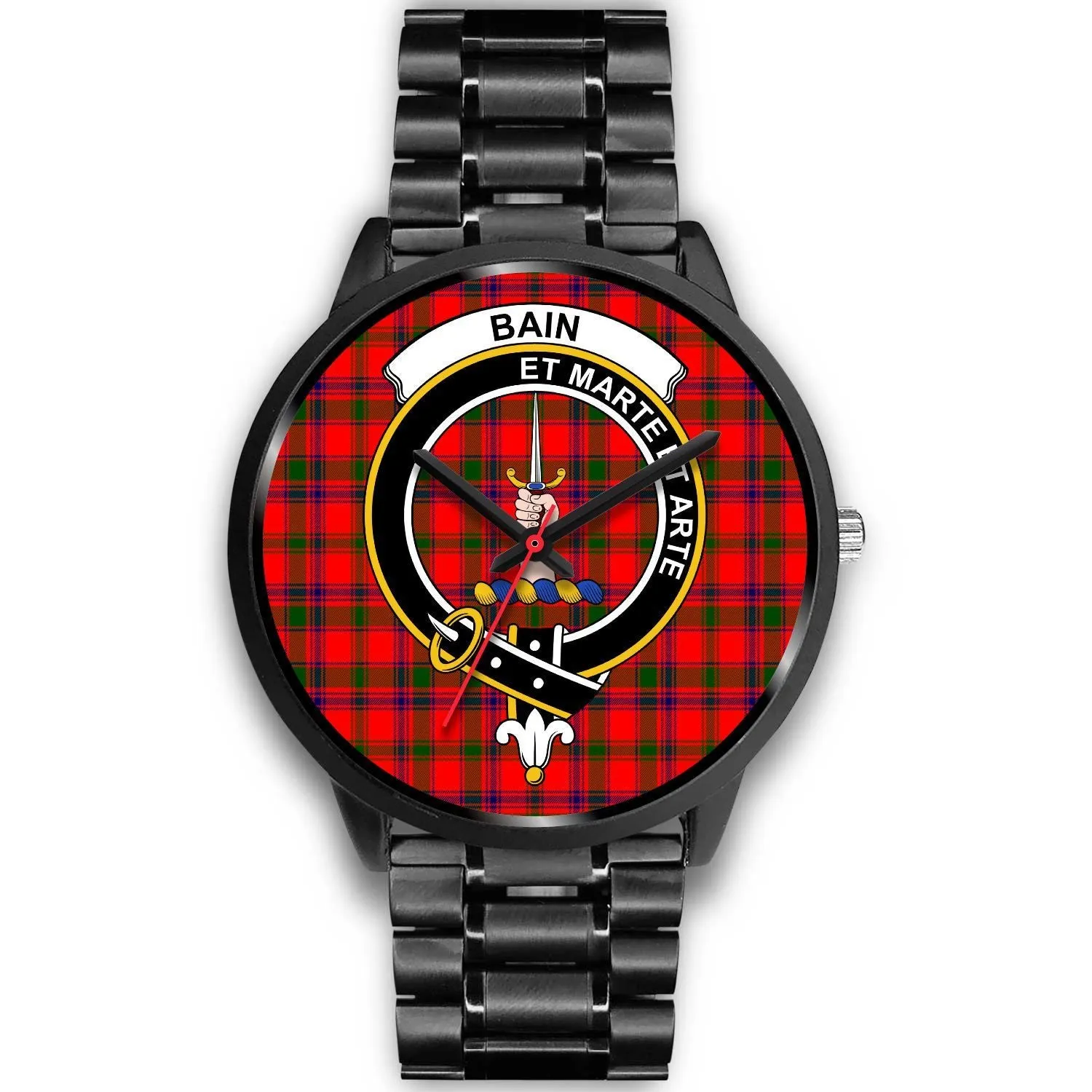 Bain Clan Badge Tartan Black Watch