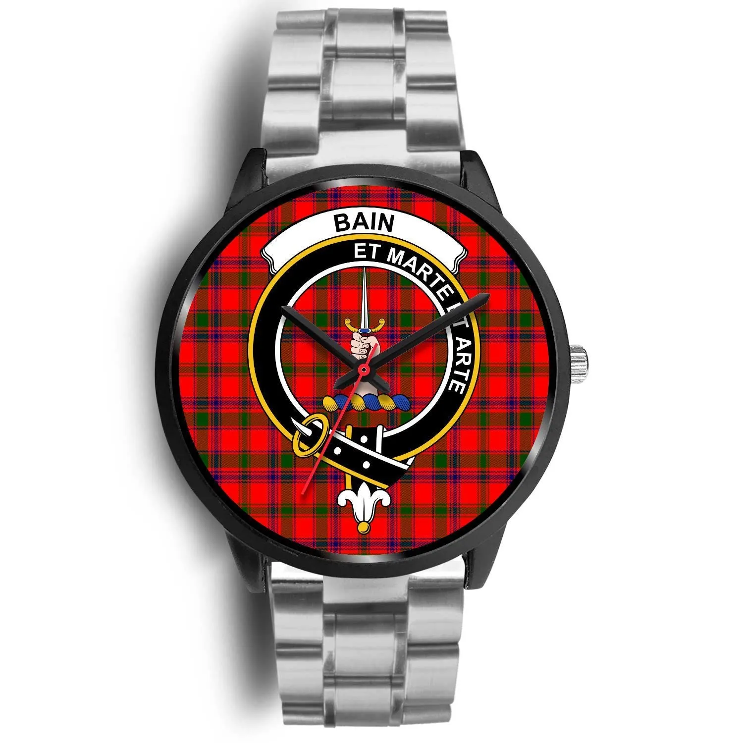 Bain Clan Badge Tartan Black Watch