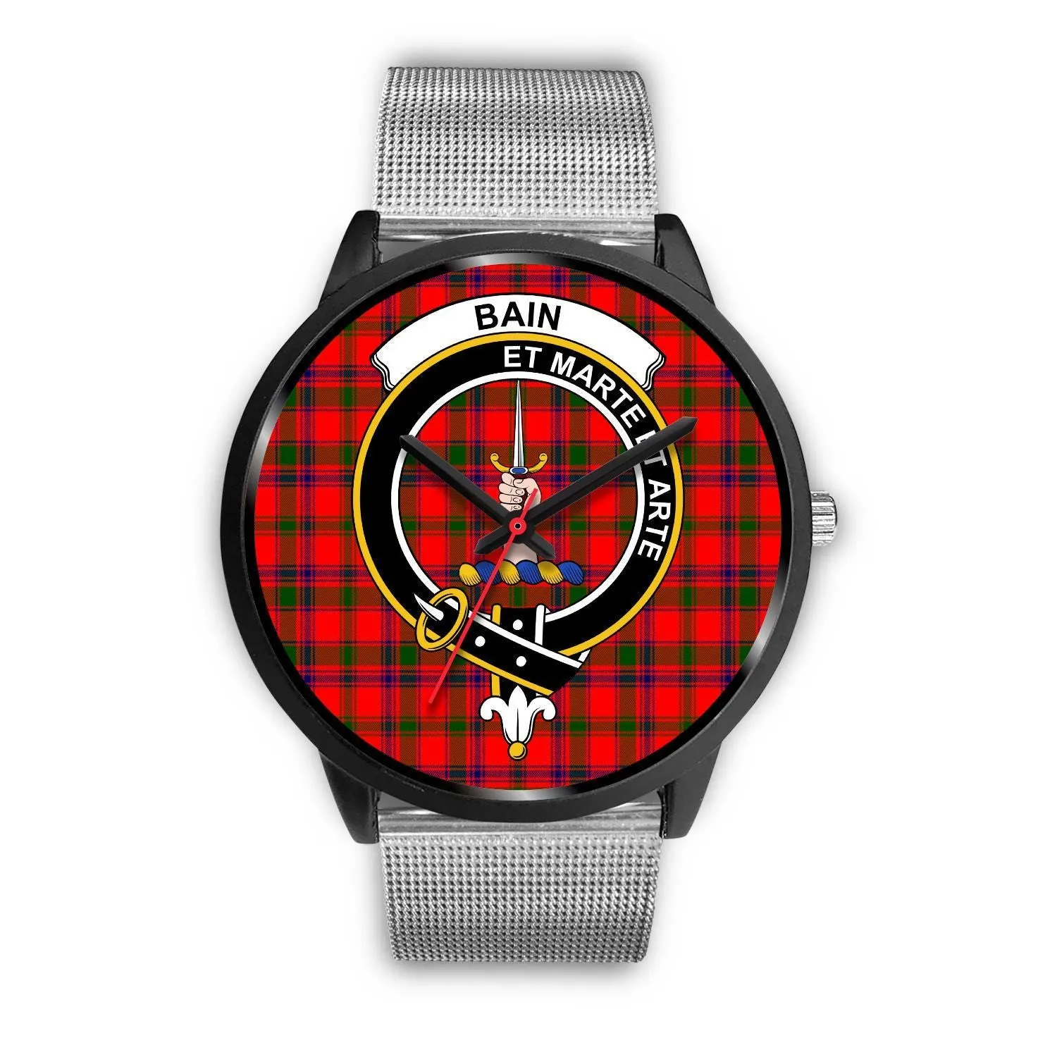 Bain Clan Badge Tartan Black Watch