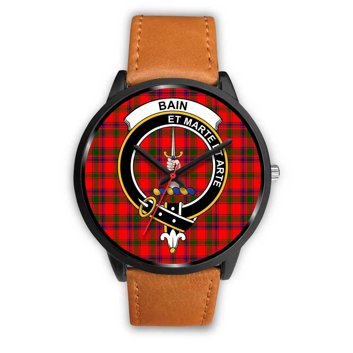 Bain Clan Badge Tartan Black Watch