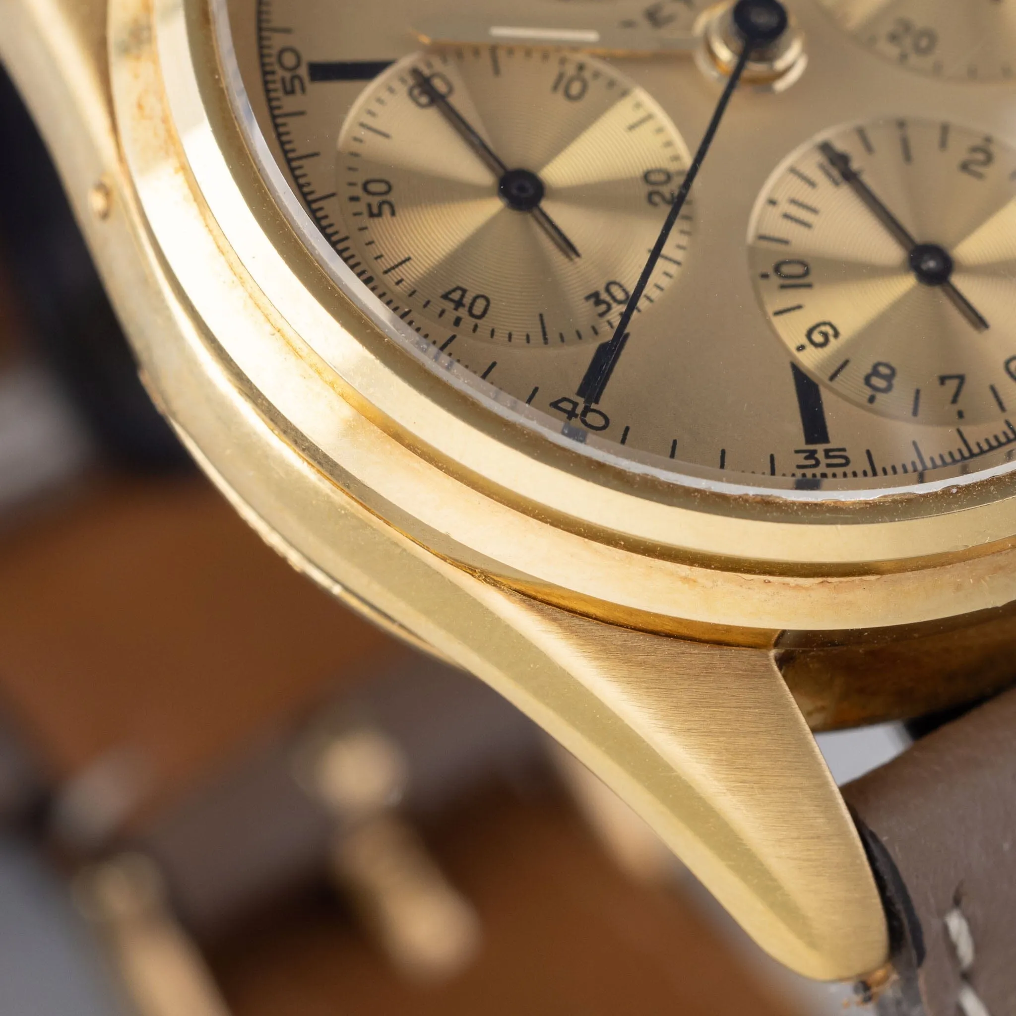 Beyer Split Seconds Moon Phase Chronograph in 18kt Yellow Gold