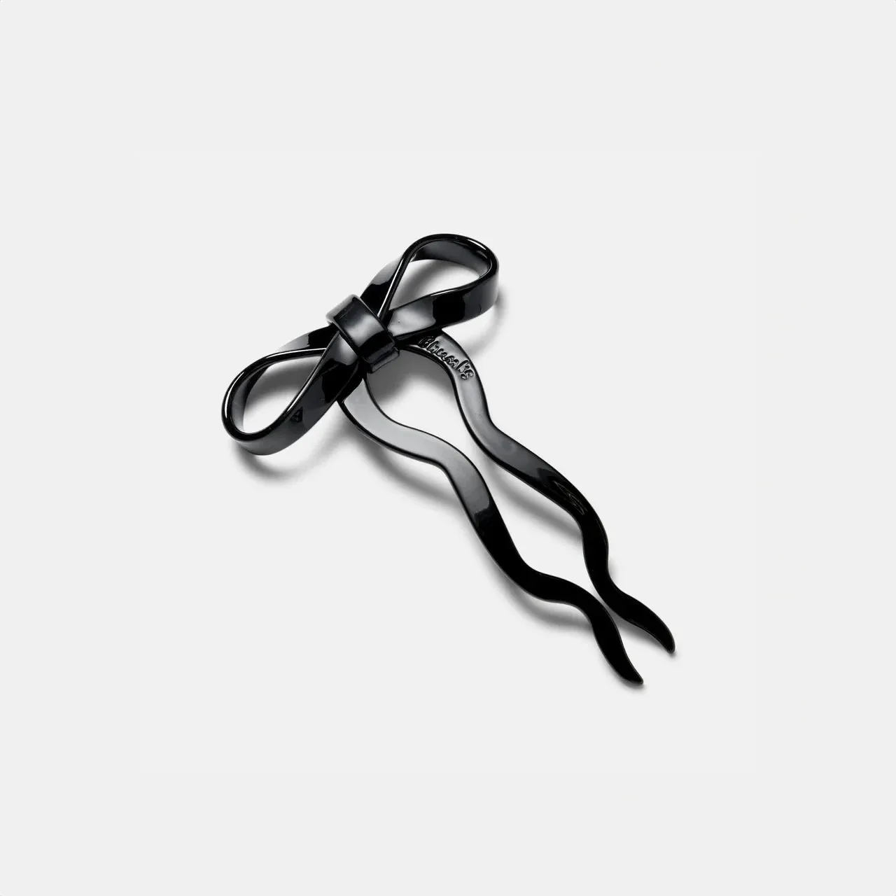 Black Small Bow Hairpin