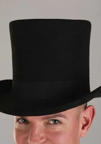 Black Top Hat for Adult