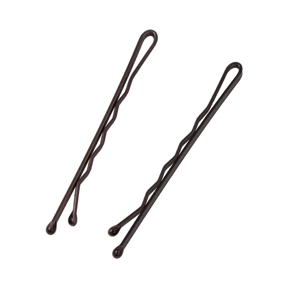 Bobby Pin Set in Brown