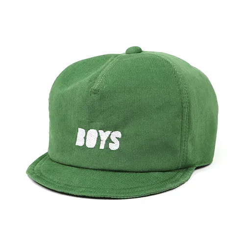 BOYS CAP -CORDUROY- L.GREEN