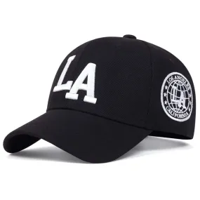 Cap Los Angeles LA golfHat black desert flowers adult Hip Hop Caps outdoor sun Hats Adjustable Baseball Cap