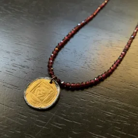 Chakra Kahn: Gold and Silver Chakra Necklace on Full Crystal Strand