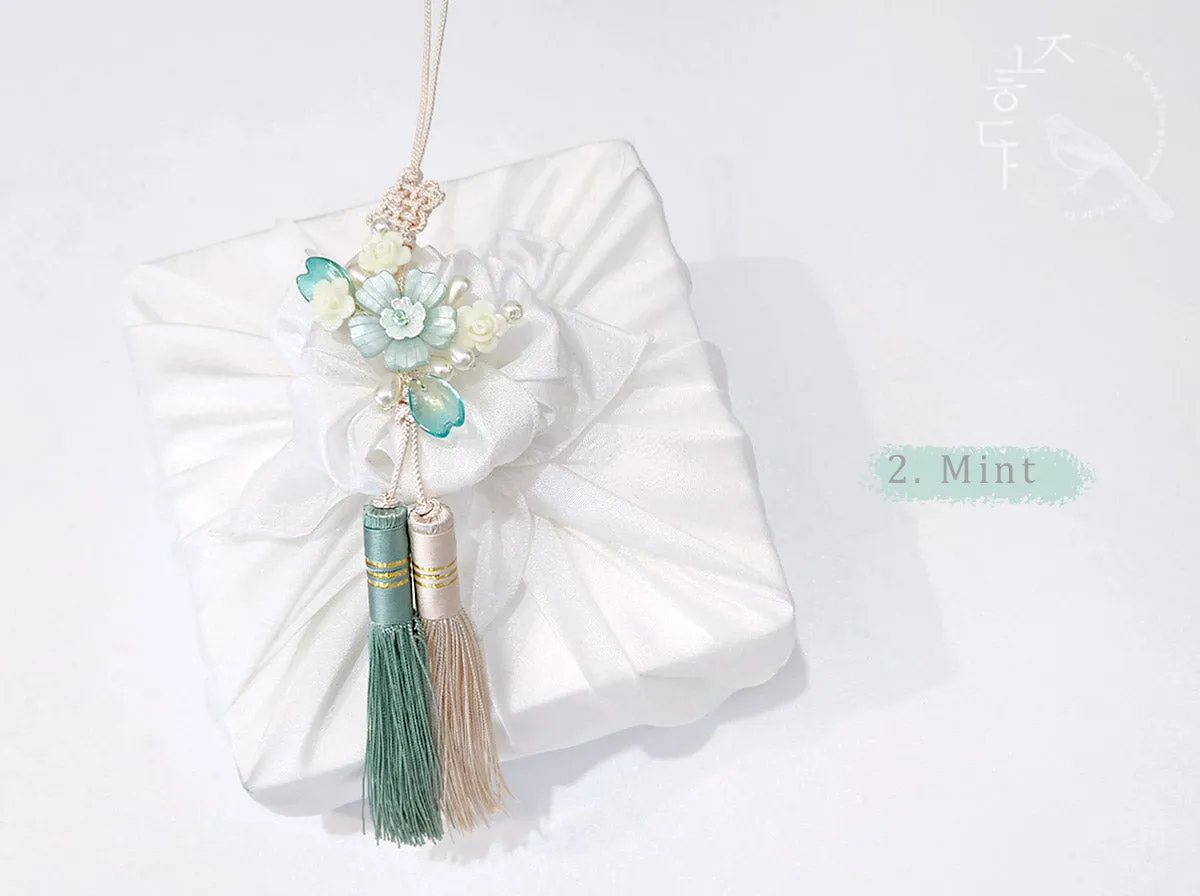 Cherry Blossom & Rose Tassel Norigae (3 Colors)