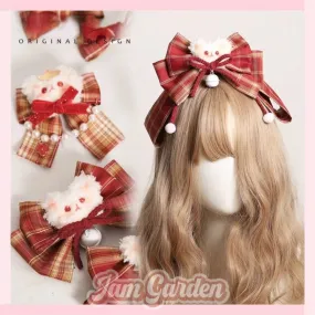 Christmas and New Year Original Bow Hairpin