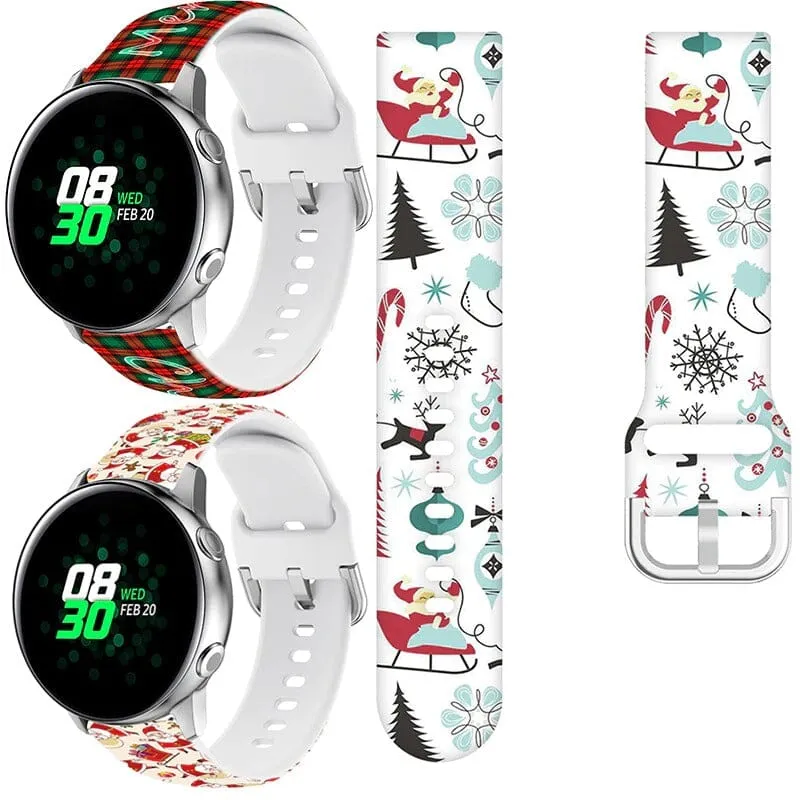 Christmas Watch Straps compatible with the Olympic 22mm Range