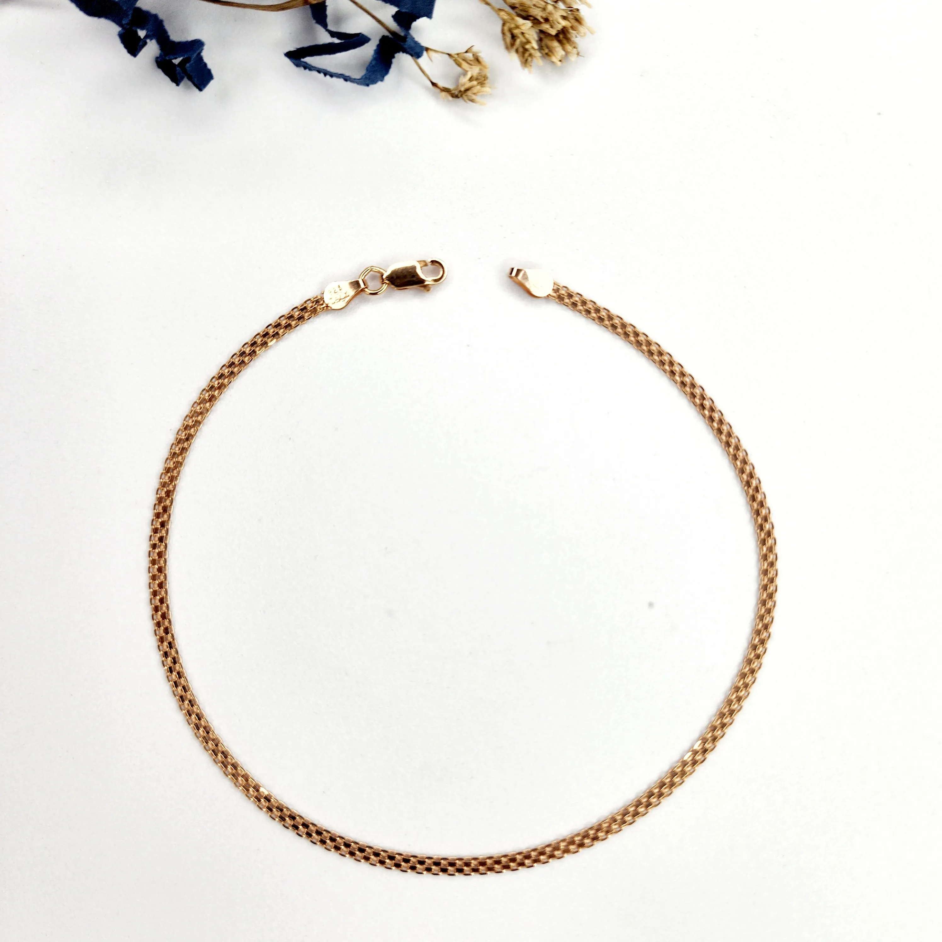 Contour Rosegold Anklet