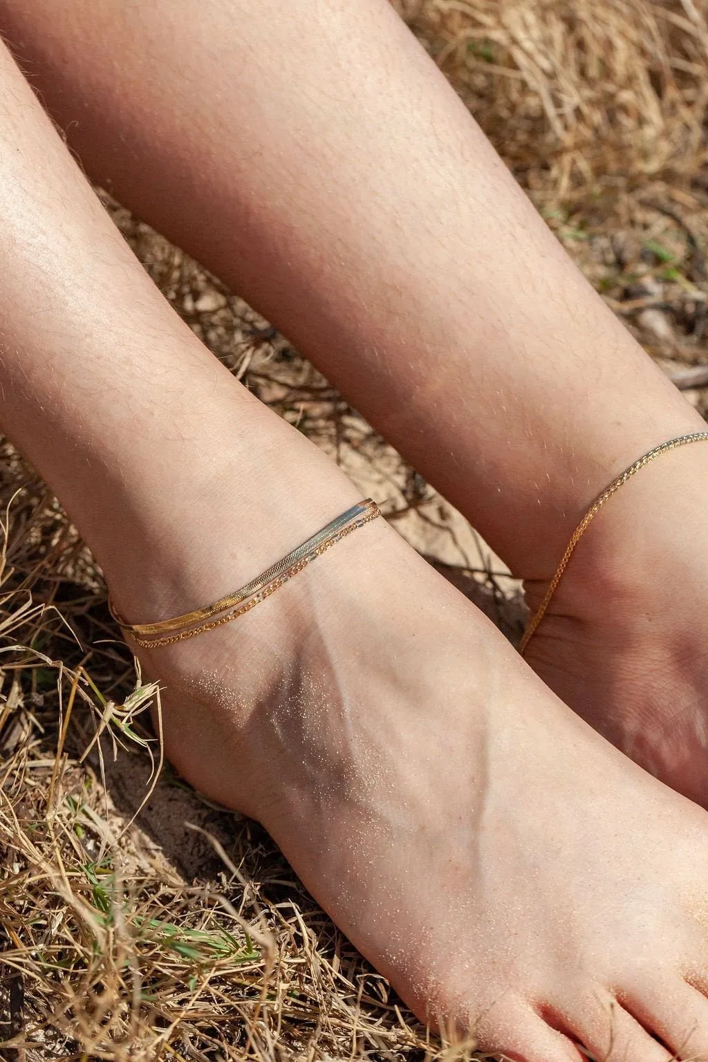 Dainty Link Chain Anklet - Nanea