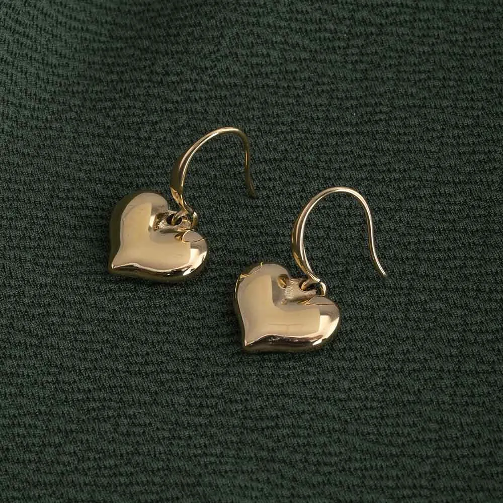 Dangling Heart Earrings