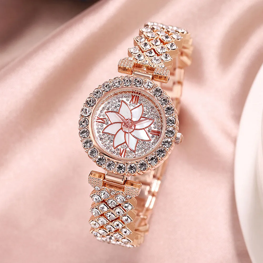 Diamond-Encrusted Starry Bracelet Watch Women's Watch Gift