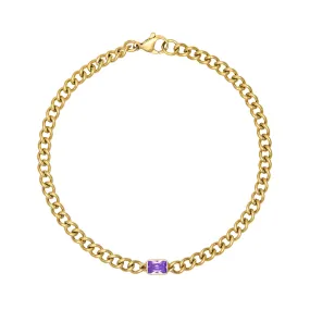 Dione Anklet - Purple