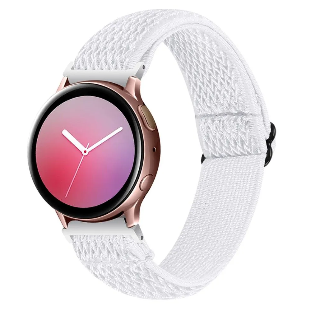 Elastic knitted watch strap for Samsung Galaxy Watch - White