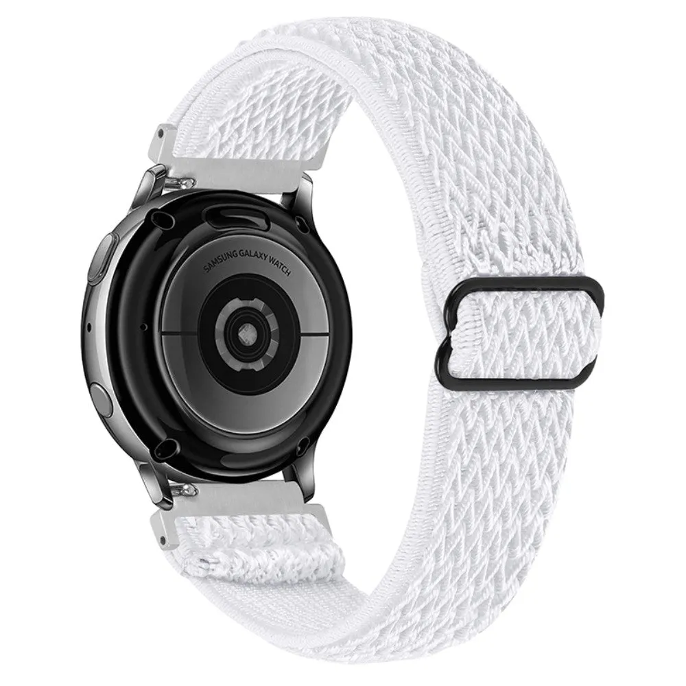 Elastic knitted watch strap for Samsung Galaxy Watch - White