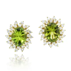 Estate Peridot Earrings