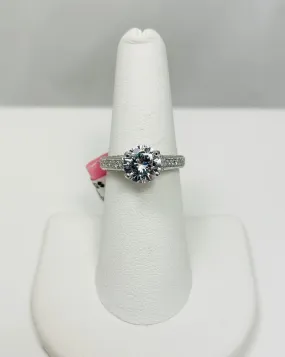 Exquisite New Platinum Natural Diamond Engagement Ring Mount