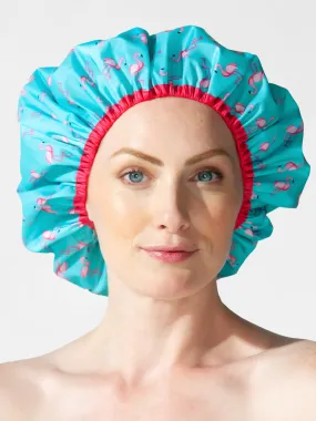 Flamingos Party Shower Cap