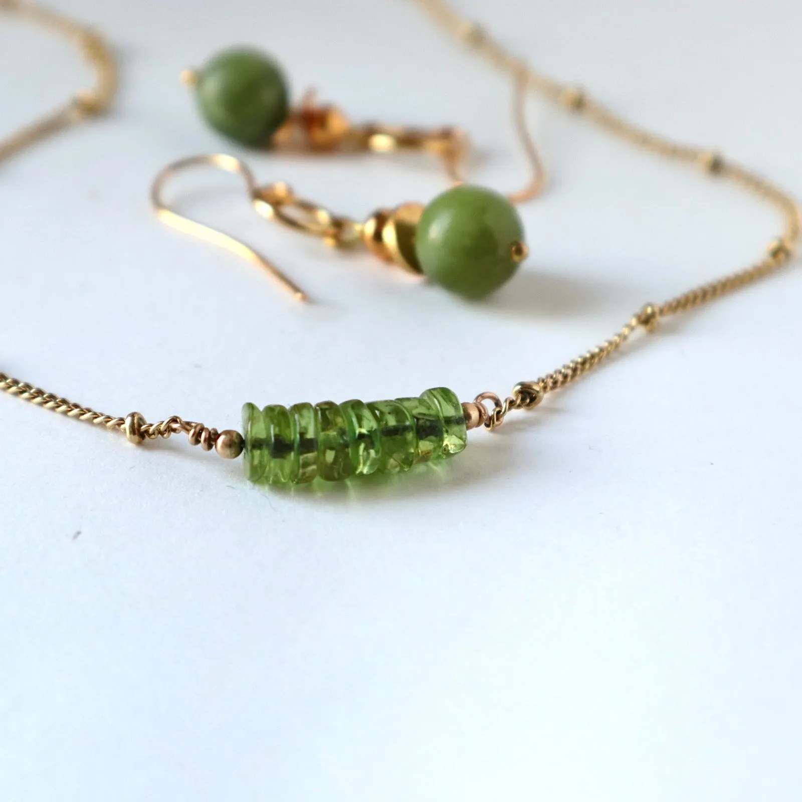 Gemstone Gold Mini Hoop Earrings