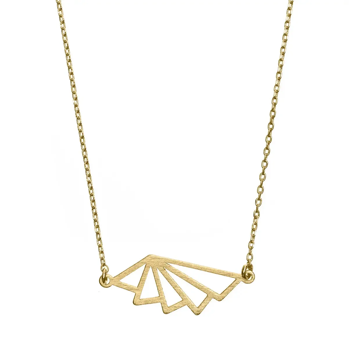 Geometric Fan Necklace