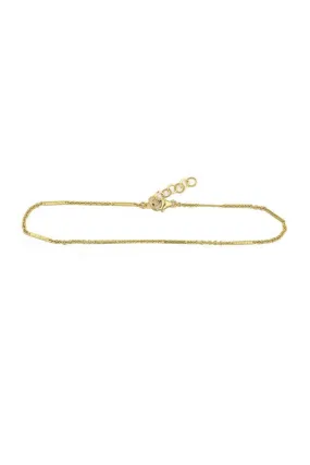 Gold Dash Chain Anklet