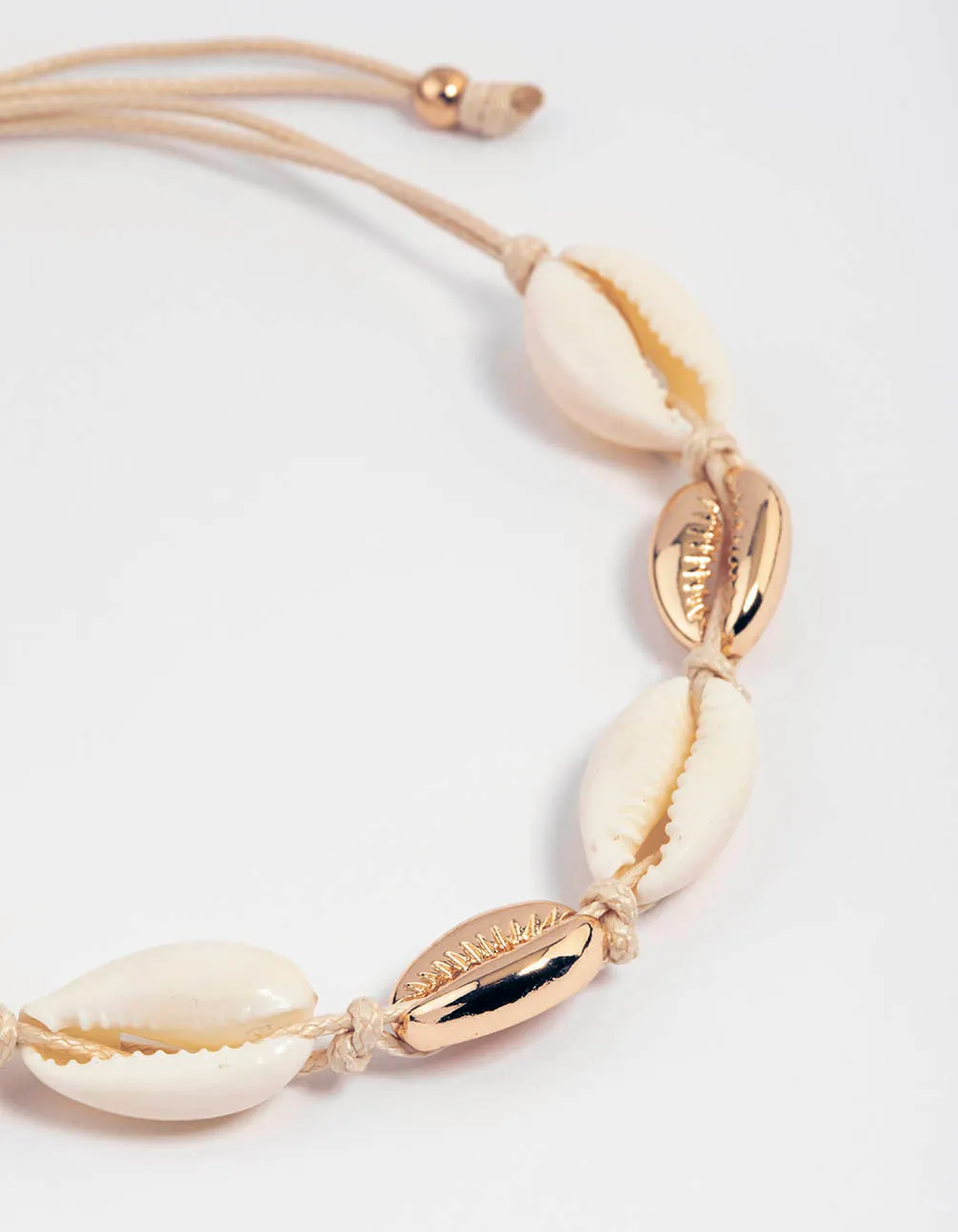 Gold Multi Shell Anklet