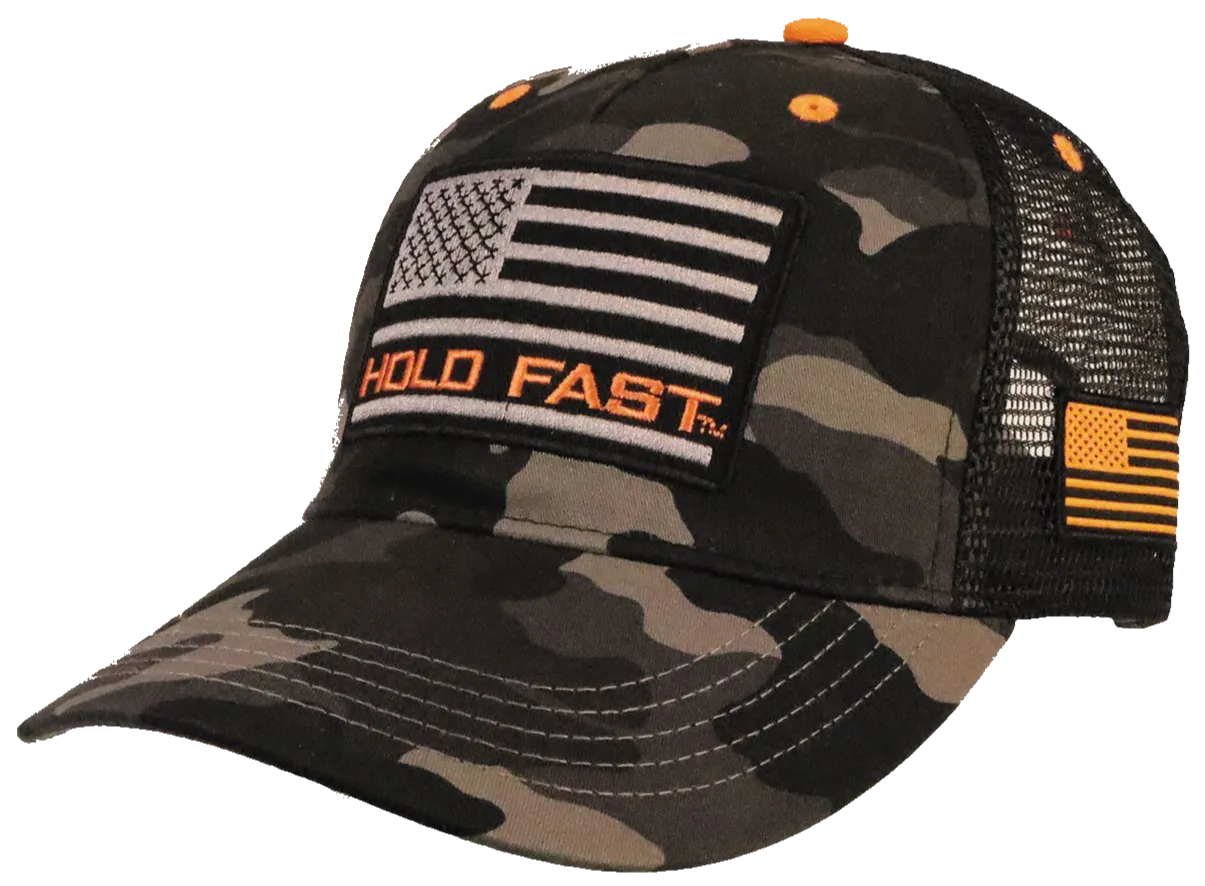 Hold Fast Camo Flag Cap