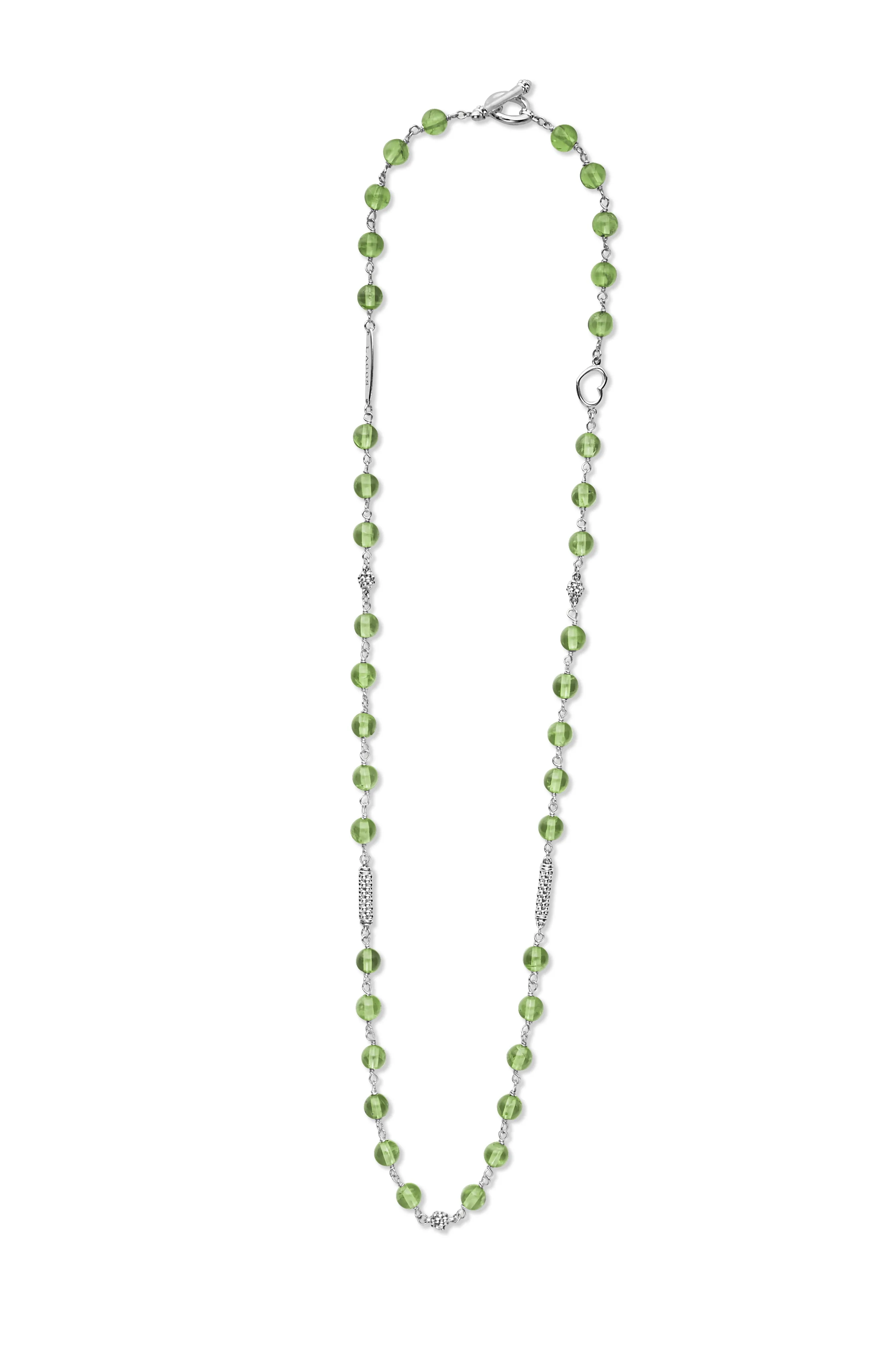 LAGOS Caviar Icon Peridot Beaded Necklace